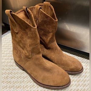 Polo by Ralph Lauren Men’s Suede Cowboy Work Boots - Size 10 US